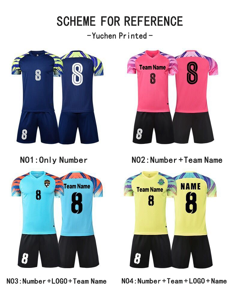 Kids Adults Sport Jersey Soccer Jerseys Sets Football Wear Football Team Tracksuit Sets