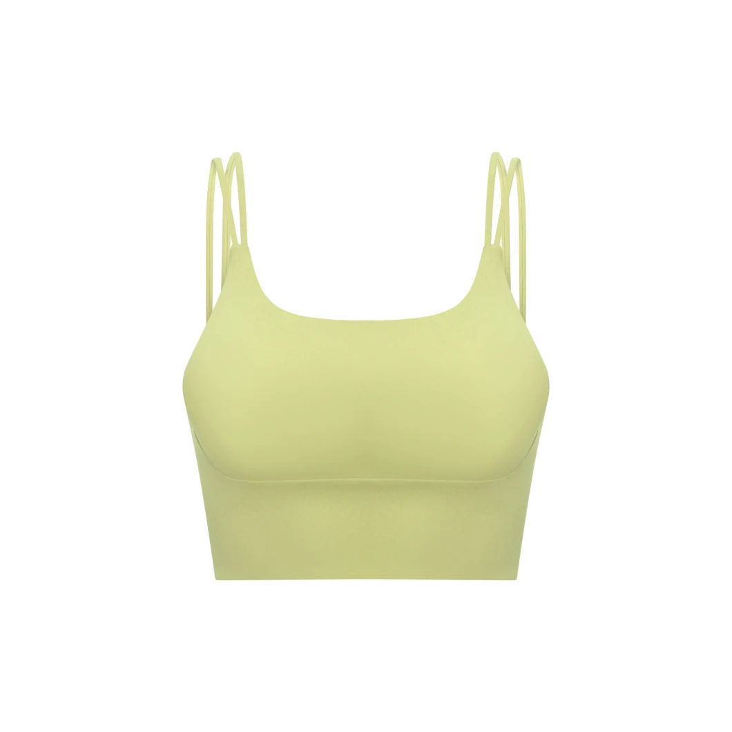 Sports Clothes Gym Athletic Fitness Clothing Padded Sexy High Strength Strap Women Yoga Bra