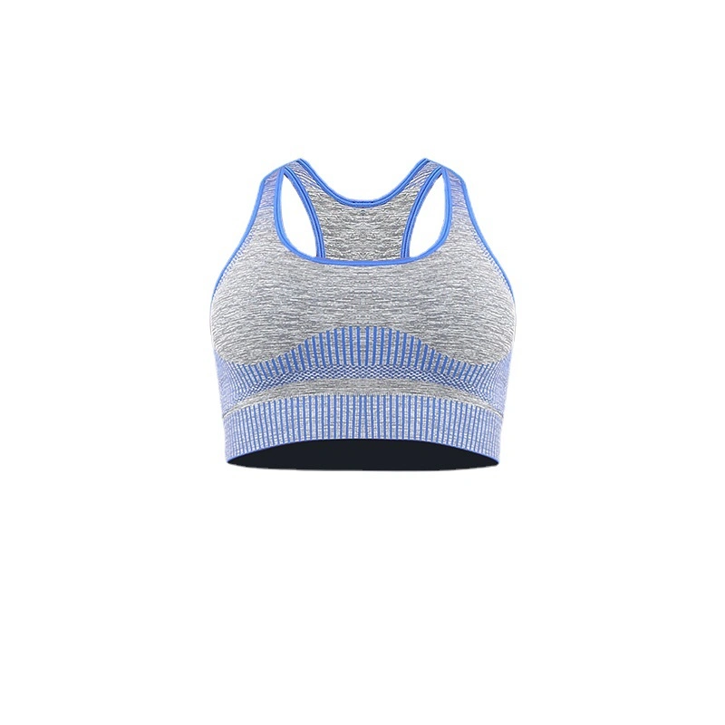 Shockproof Quick Drying Seamless Yoga Vest All-in-One Sports Underwear Women&prime;s Outer Wear Sweat Wicking Fitness Bra Beautiful Back