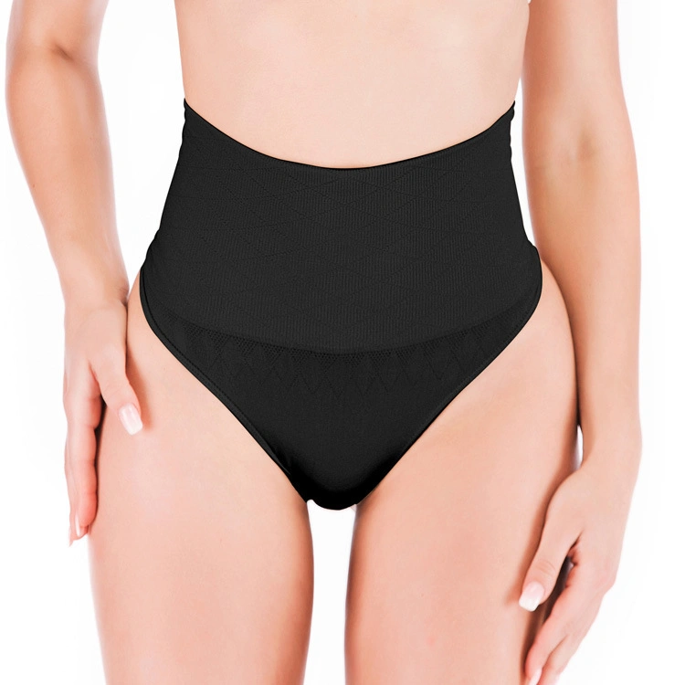 Sexy Belly Closing Seamless Hip Lifting High Waist Briefs