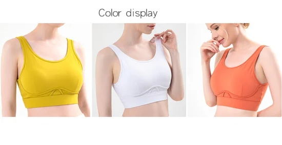 2022 New Arrival Yoga Sports Bra Gathers Shock Absorbing Straps Running Fitness Underwear Vest Sports Bras for Women Fitness